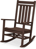 POLYWOOD Estate Rocking Chair, Mahogany - Durable Porch Rocker