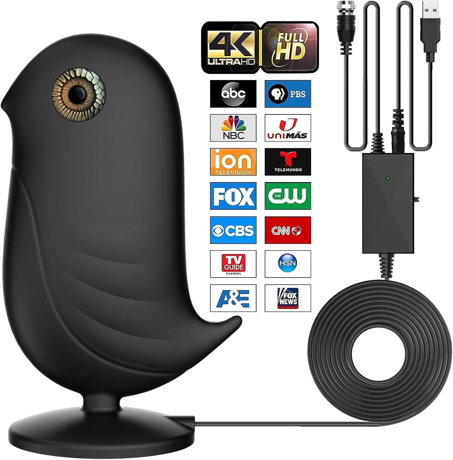 550+ Miles Range HD Digital Antenna - EUBSWA