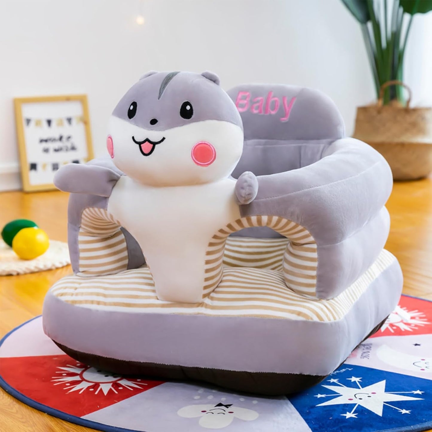 HEVOY Baby Seat: Plush Supportive Hamster Chair