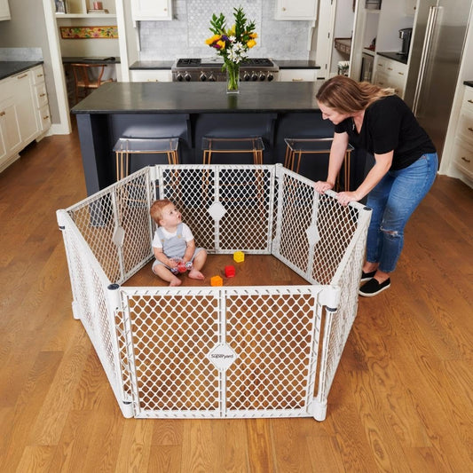 North States Superyard: USA-Made 6 Panel Playpen