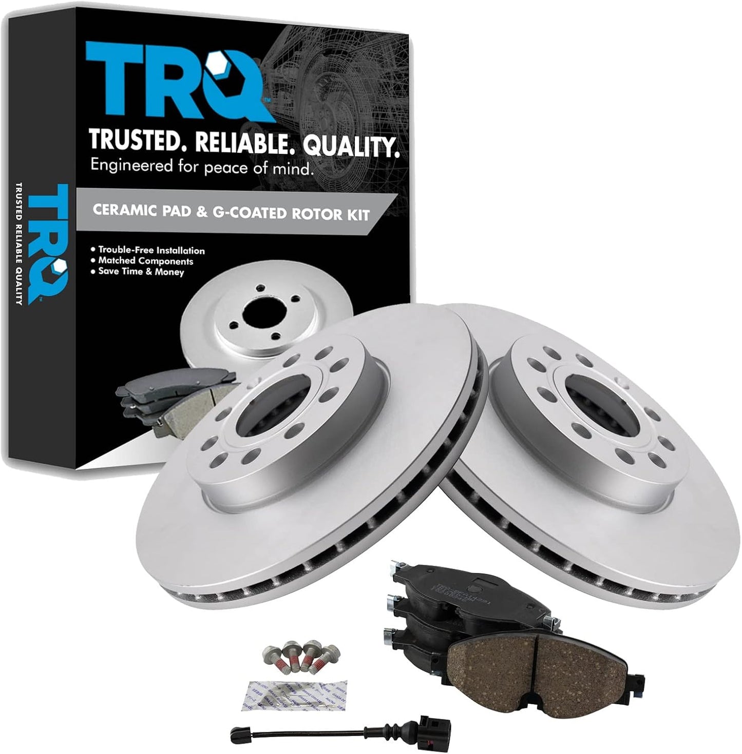 Premium Front Brake Pad & Rotor Kit for Audi and Volkswagen