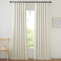 Thick Flax Natural Linen Curtains for Bedroom and Living Room