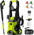 Electric Pressure Washer with Foam Cannon for Home Cleaning