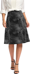 Viodia 25ft Knee Length Skorts for Women - Stretchy Modest Aline Midi