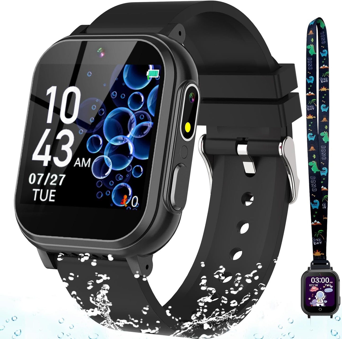 Kid's Waterproof Smartwatch with Games & Cameras