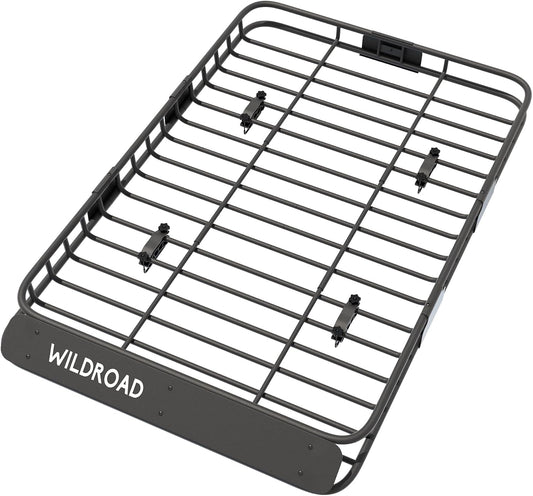 WILDROAD Roof Rack Cargo Basket for SUVs and Trucks - Heavy Duty