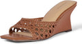 Wedge Sandals for Women - Comfortable Memory Foam Lift Women's