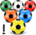 Deekin 6 Pcs Soccer Ball Bulk with Pump Size 5/4/3 - Training Set