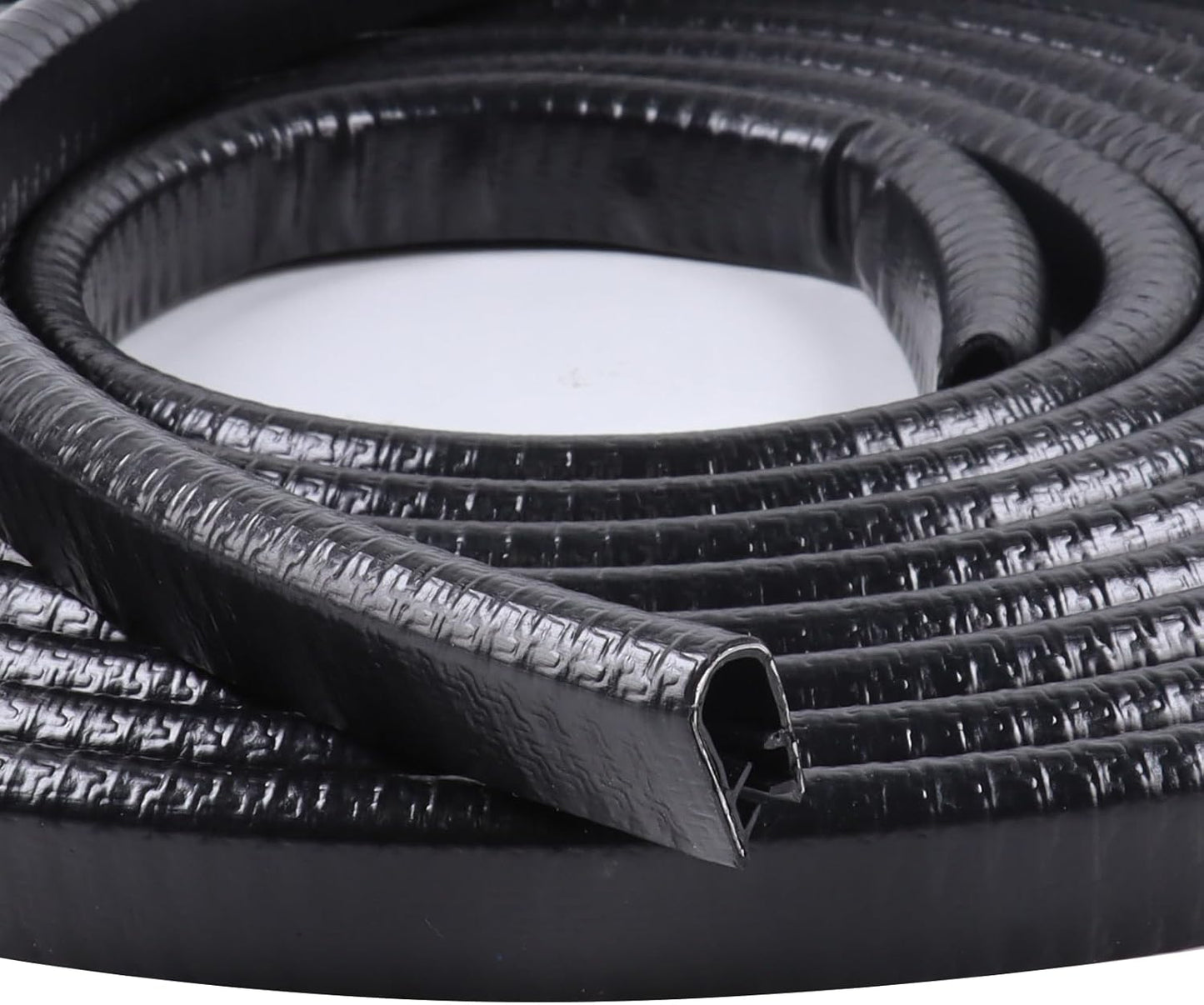 Black Edge Trim U-Channel Rubber Seal for Car Door Protection