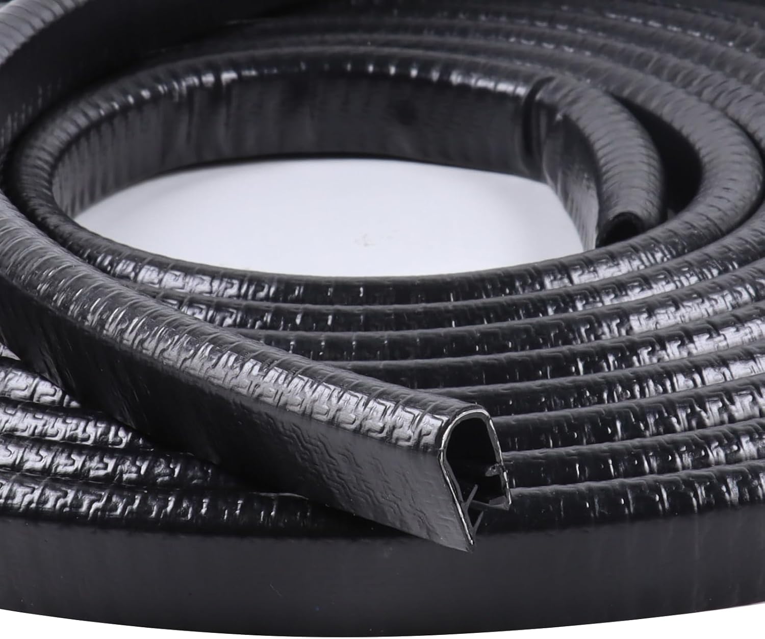 Edge Trim Black U-Channel Rubber Trim for Car Door Protection