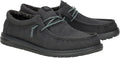 HEYDUDE Men's Wally Washed Canvas Slip-On Loafers - Lightweight Toe
