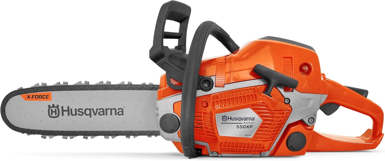 Husqvarna Toy Chainsaw with Realistic Sounds for Kids Ages 3