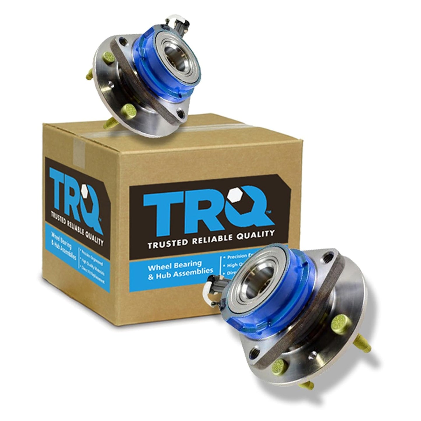 TRQ Rear Wheel Bearing & Hub Assembly Set for Cadillac CTS STS