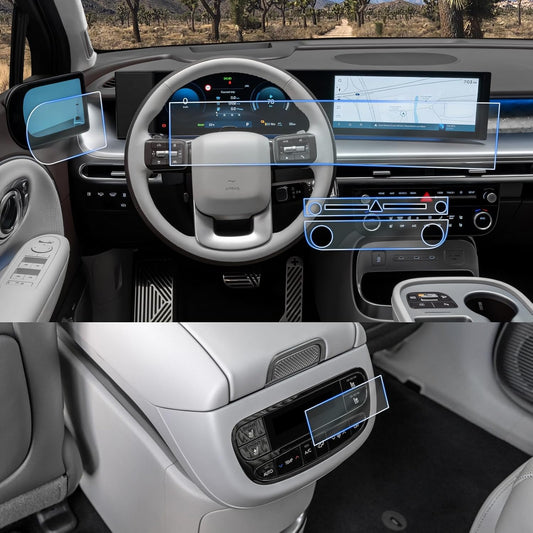2026 Hyundai Ioniq 9 Screen Protector Set for Dual Displays