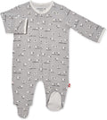 Modal Baby Footie Pajamas with Magnetic Fastener - Soft Sleepwear