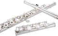 Hand-Engraved Silver Plated 17-Hole C Flute - High Grade
