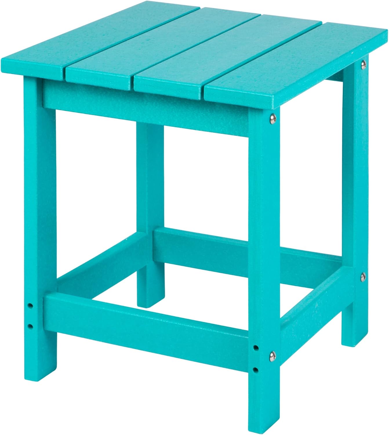 LZRS Adirondack Square Outdoor Side Table for Easy Maintenance