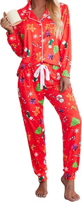 Ekouaer Women's Long Sleeve Pajama Set for Ultimate Sleep Comfort
