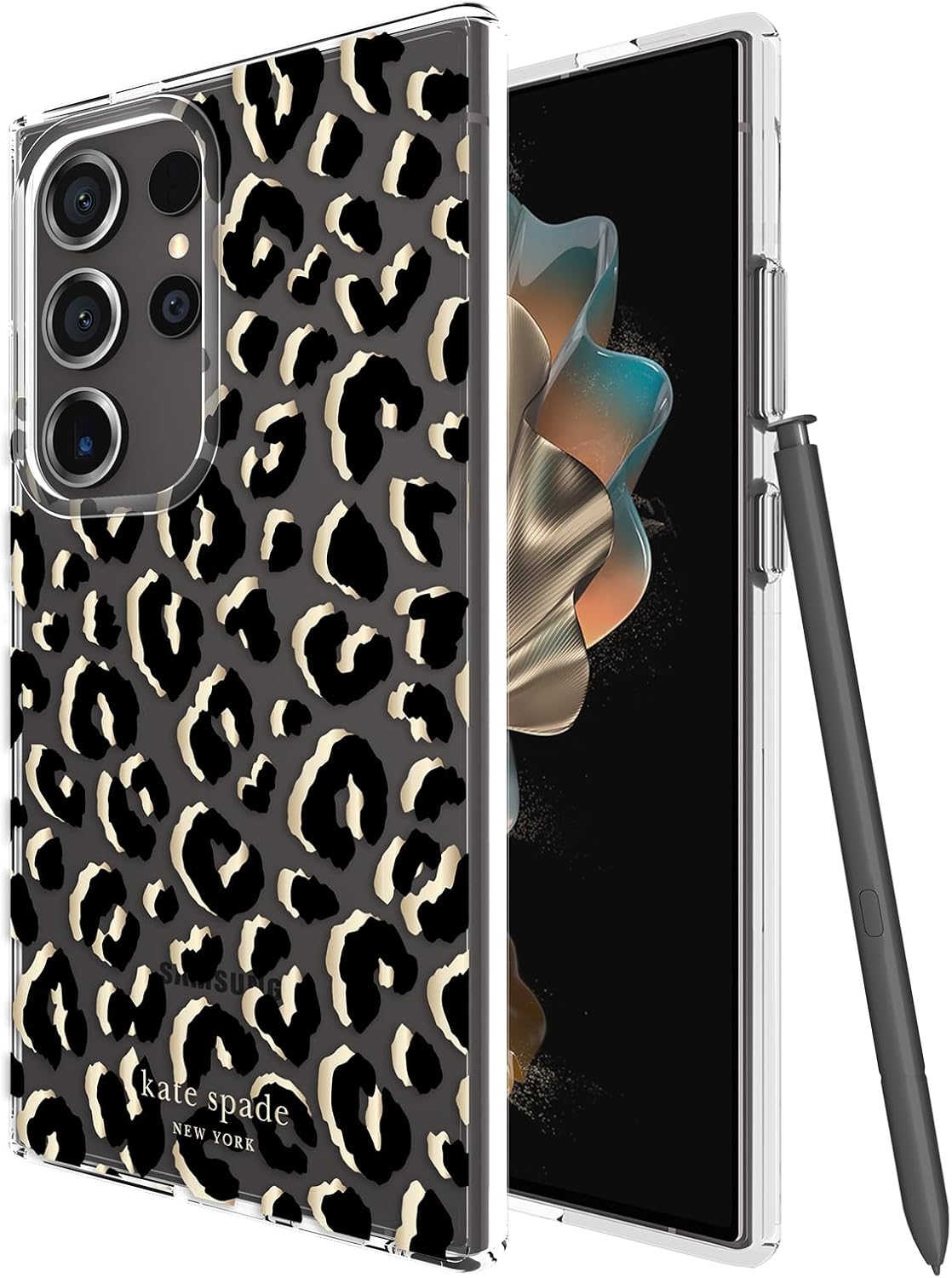 Stylish Samsung Galaxy S24 Ultra Case with City Leopard Design