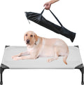 Soft Mesh Elevated Pet Bed for Large Medium Dogs - Cooling Support