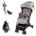 HONEY JOY Travel Stroller - One-Hand Quick Fold Lightweight Umbrella