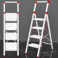 4 Step Ladder Folding Step Stool with Wide Anti-Slip Pedal - Sturdy