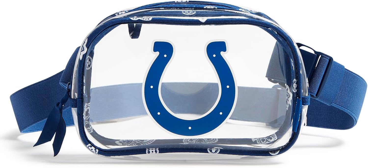 Vera Bradley Women's NFL Clear Small Belt Bag for Team Spirit