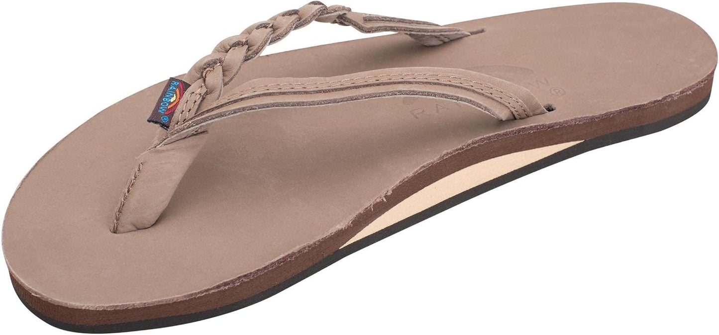 Rainbow Sandals Womens Flirty Braidy Premier Leather Footwear