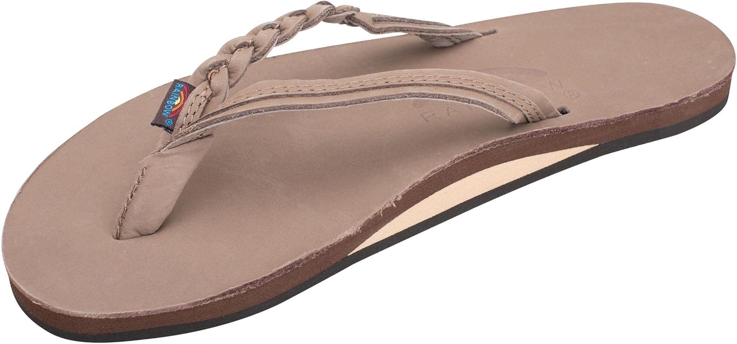 Rainbow Sandals Womens Flirty Braidy Premier Leather Footwear