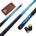 CUESOUL 58 in 19oz Maple Billiard Stick Pool Cue Set - Adjustable
