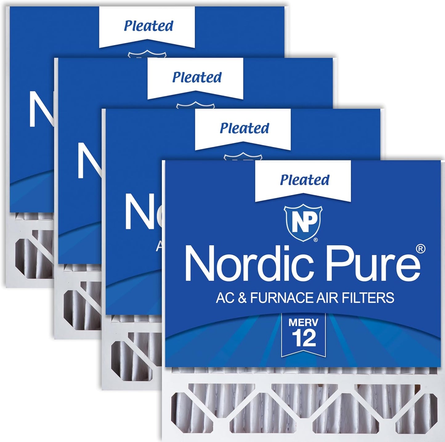 Nordic Pure 20x20x5 MERV 12 Air Filters for Clean Air