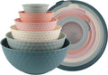 Mixing Bowls with Lids - 12 Piece Set for Food Prep and Storage