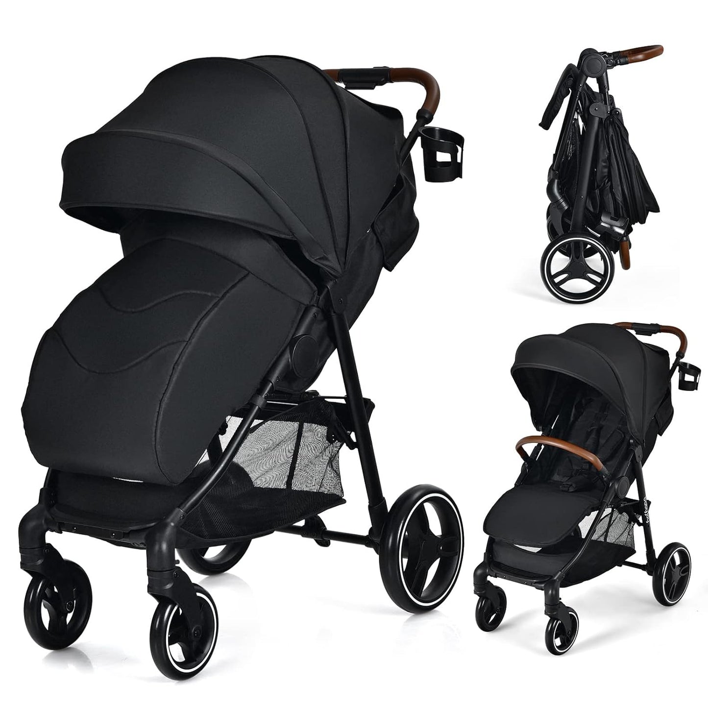 HONEY JOY Baby Stroller - High Landscape Infant Carriage