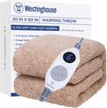 Westinghouse Electric Blanket Throw Size - Soft Sherpa Heated Throw