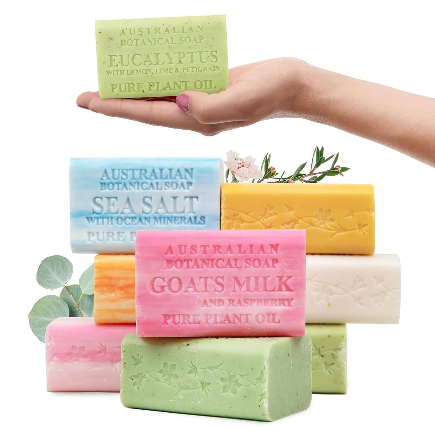 Australian Botanical Soap Variety Pack - Long-Lasting Natural Bars