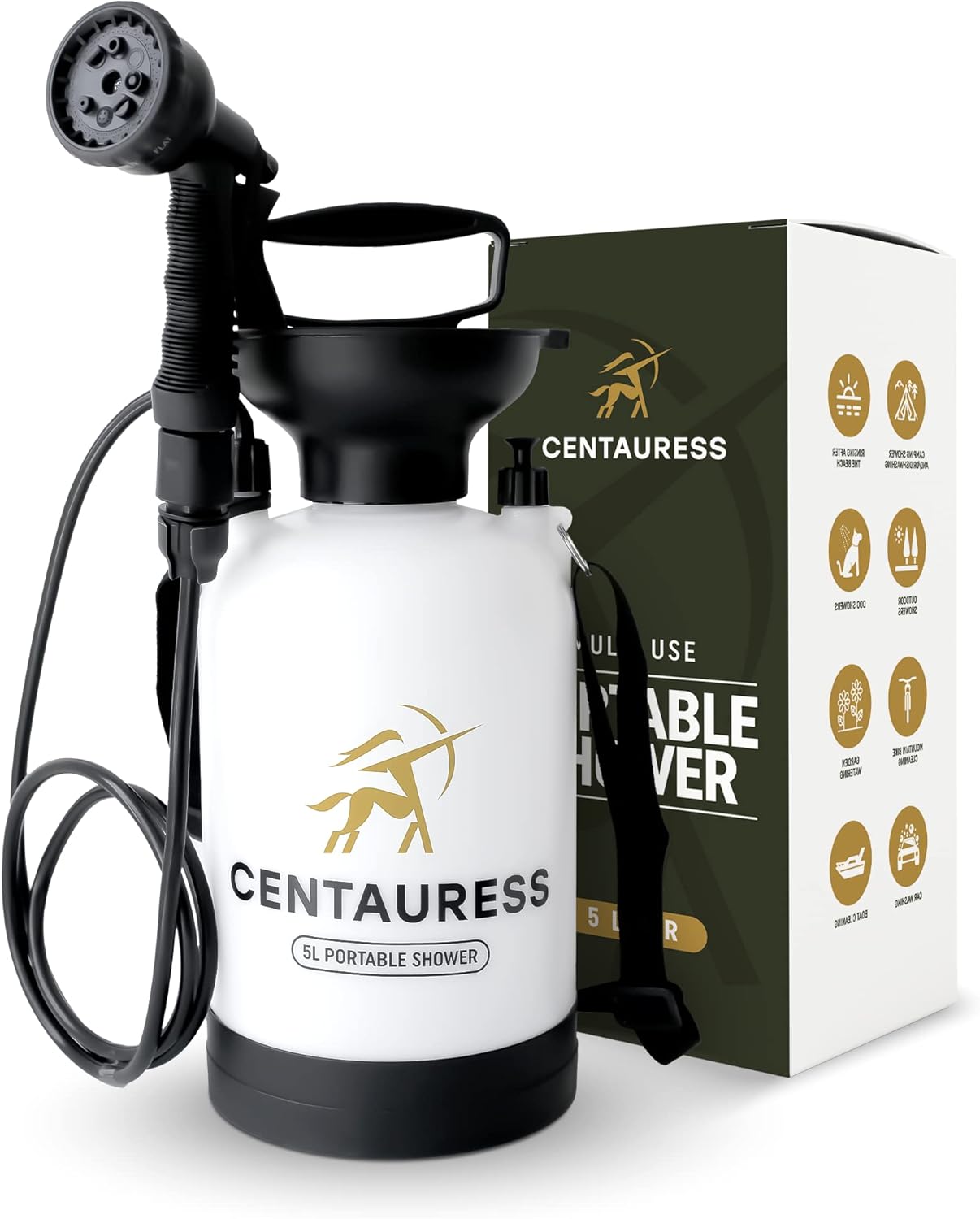 Portable Camping Shower Pump - Instant Surf Rinse