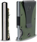 Slim RFID Wallet for Men - Army Green Minimalist Card Holder