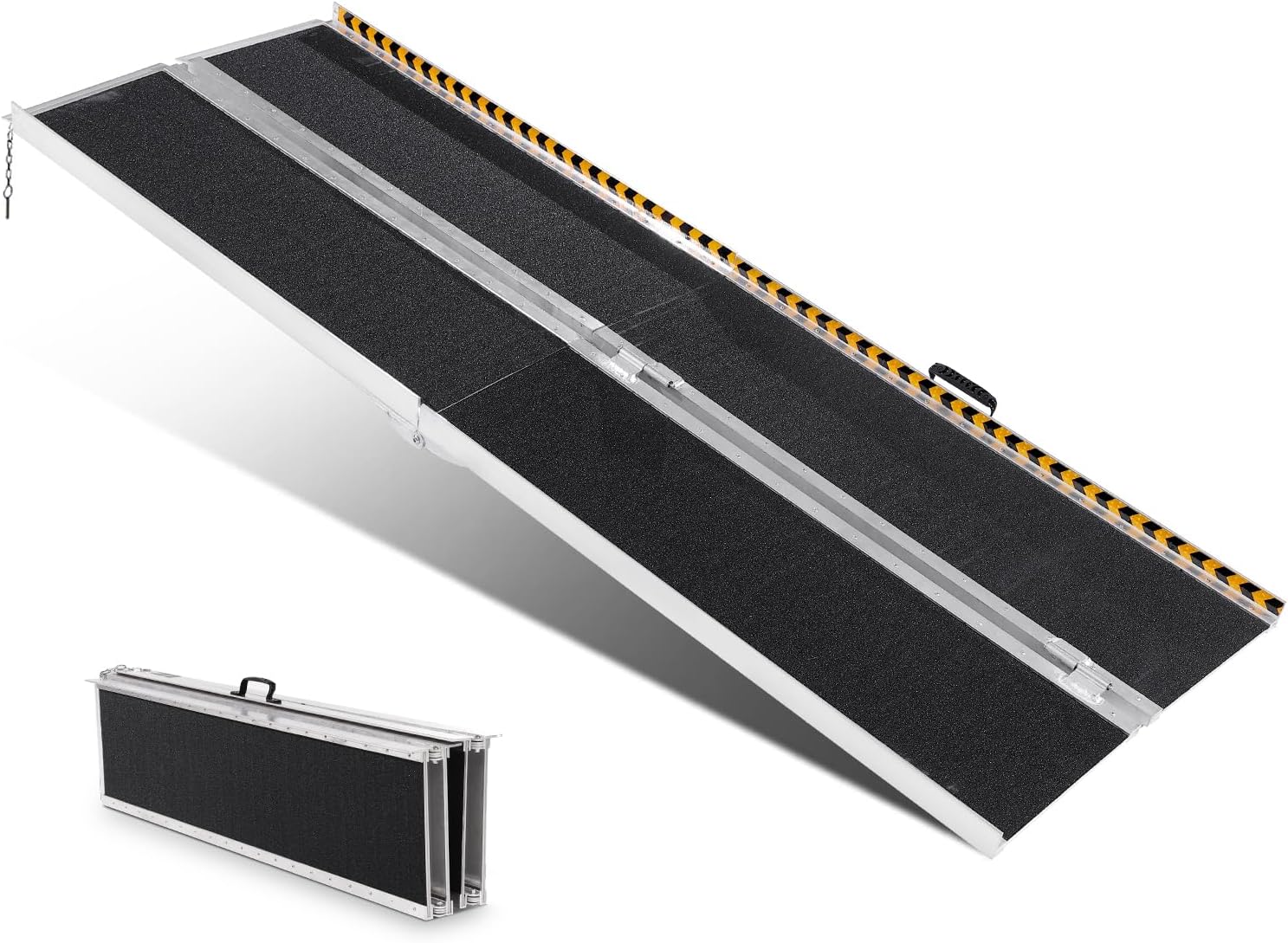 VEVOR Portable Wheelchair Ramp 8FT for Easy Mobility Access