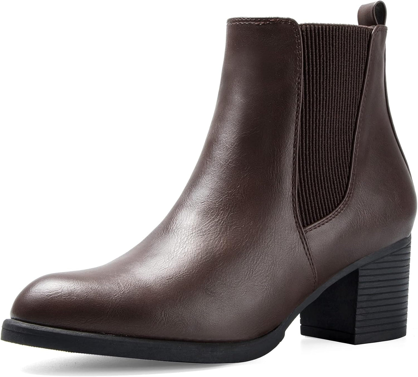 Stylish Women's Chelsea Boots with Chunky Block Heel Design