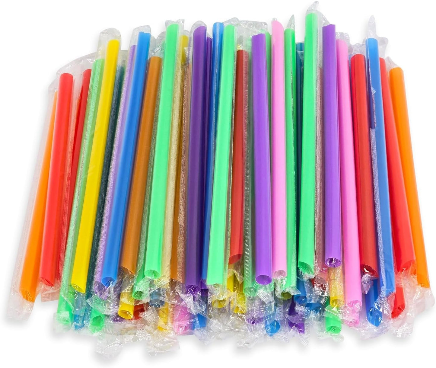 Jumbo Smoothie Straws 700 Pcs for Milkshakes and Bubble Tea