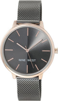 Nine West Mesh Bracelet Watch - Two-Tone Dress Watch