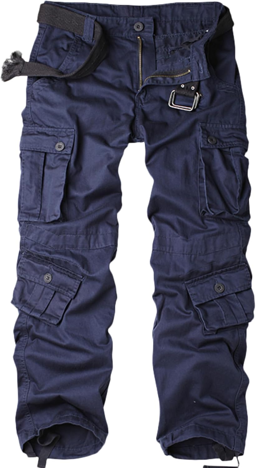 Men's Camo BDU Cargo Tactical Pants for Outdoor Activities