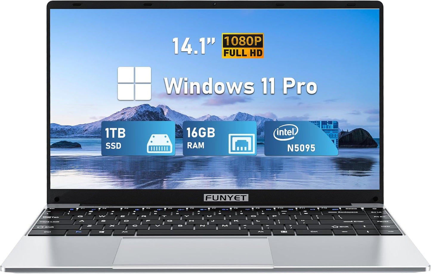 14 Inch Gaming Laptop with 16GB RAM and 1TB SSD for Performance