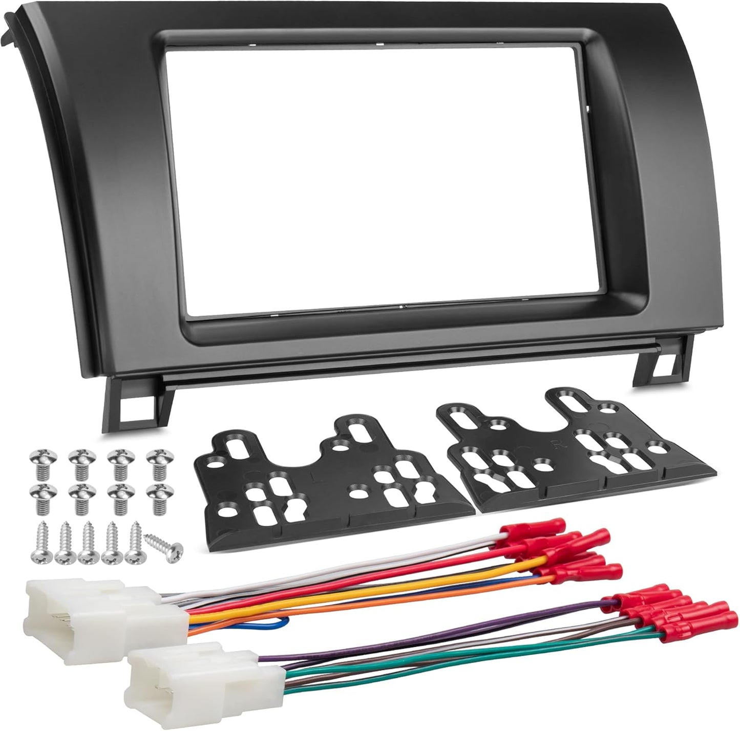NuIth Double DIN Radio Dash Kit for Toyota Tundra and Sequoia