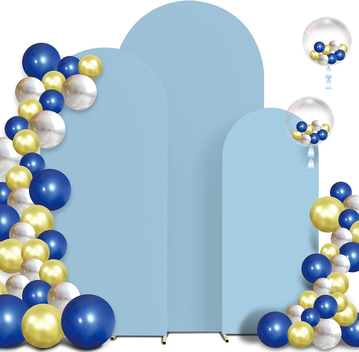 Spandex Anti Wrinkle Arch Backdrop Cover Set for Events