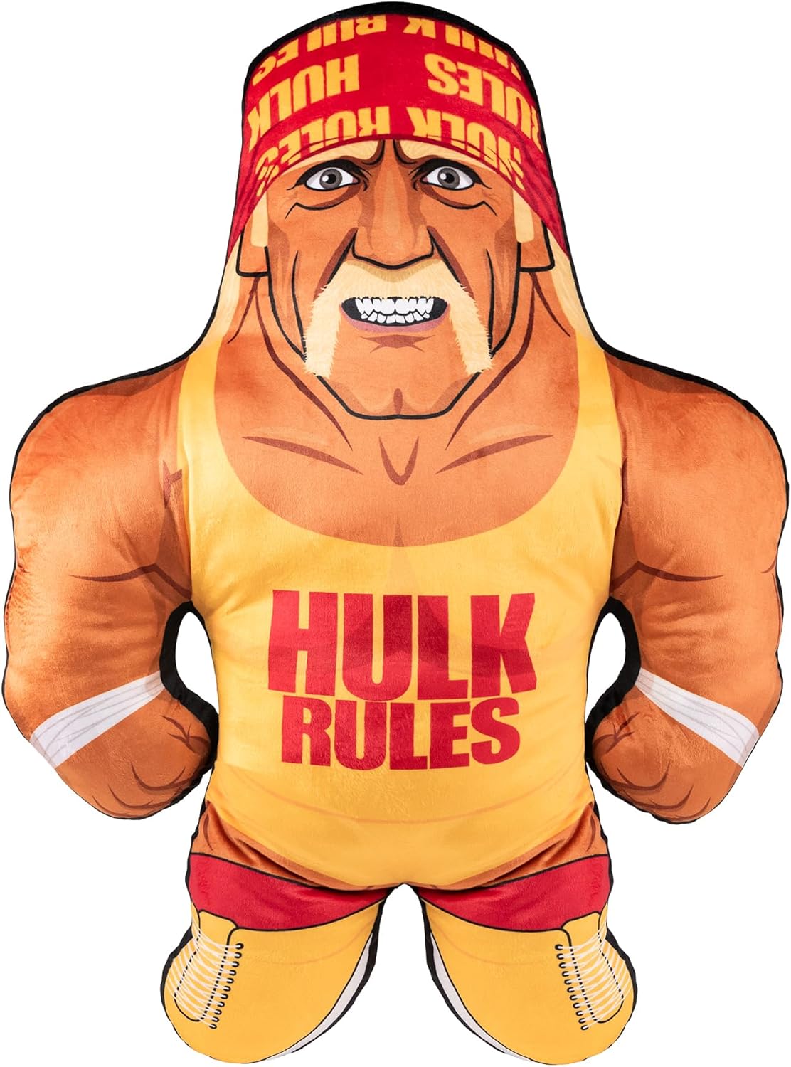 WWE Hulk Hogan 24in Bleacher Buddy Plush Toy for Fans