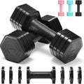 Adjustable Dumbbell Set for Women 4-in-1 - Comfortable TPU Handle