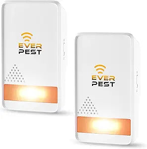 Ultrasonic Pest Repeller Plug in 2 Pack for Effective Control