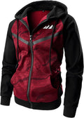 OHSNMAKSL Hoodies for Men Sherpa Fleece Full Zip Hoodie - Warm Layer