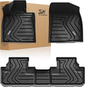 3W Floor Mats Compatible for 2016-2022 Lexus RX - TPE All-Weather Full